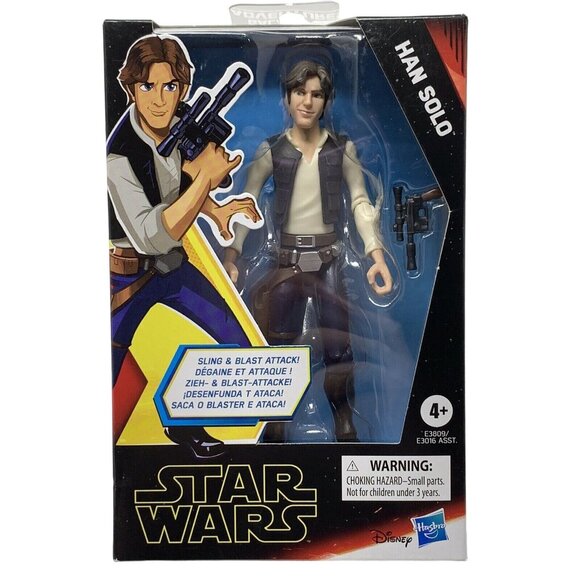 Star Wars Han Solo Chewbacca Galaxy of Adventures Action Figure 5 Inch - Picture 7 of 7